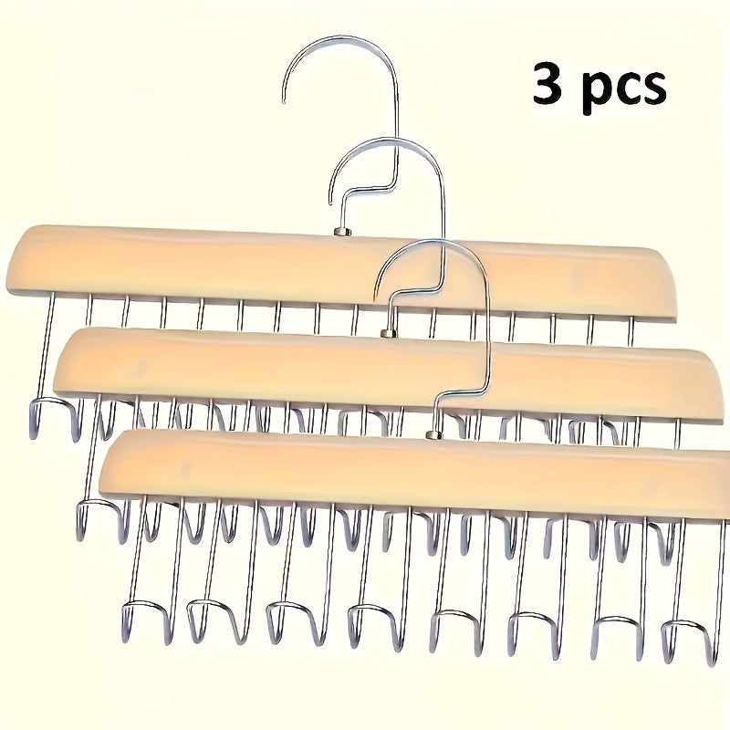 set 3   wooden bra hooks designed