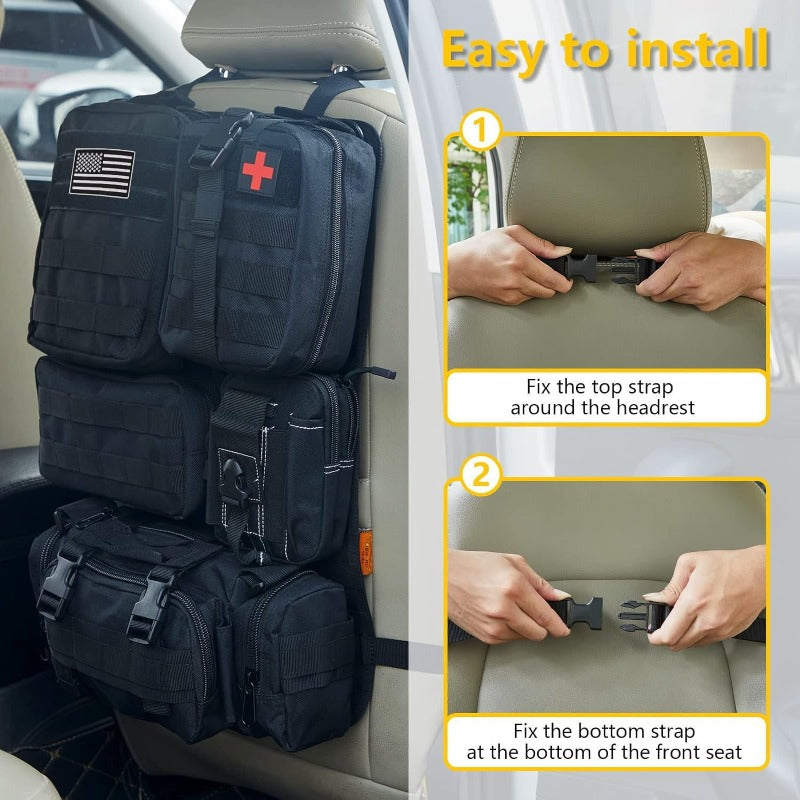 6pcs car seat backrest storage bag   car panel