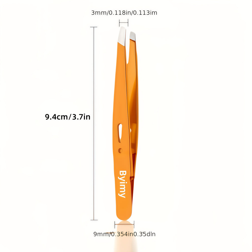 byimy brand high quality stainless steel eyebrow tweezers