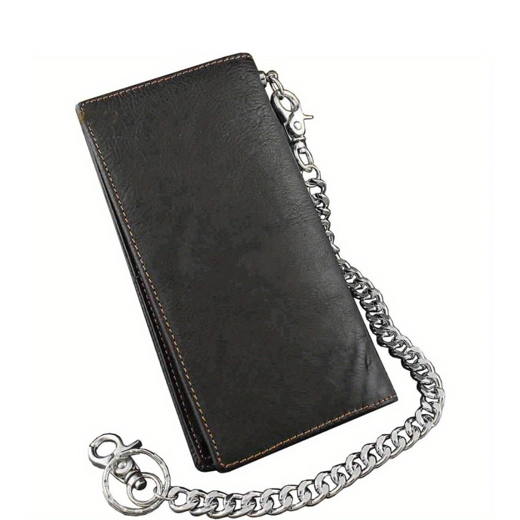 biker rock star   mens card   long black real