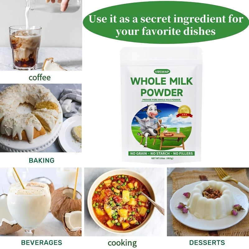 whole milk powder 1lb no additives   source