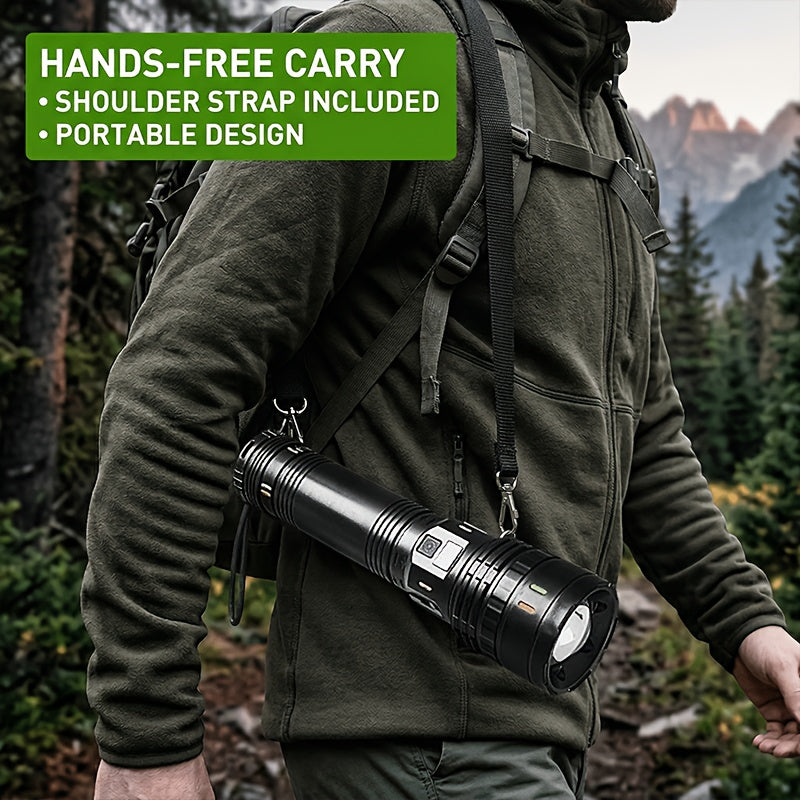 high power led flashlight features   bright adjustable