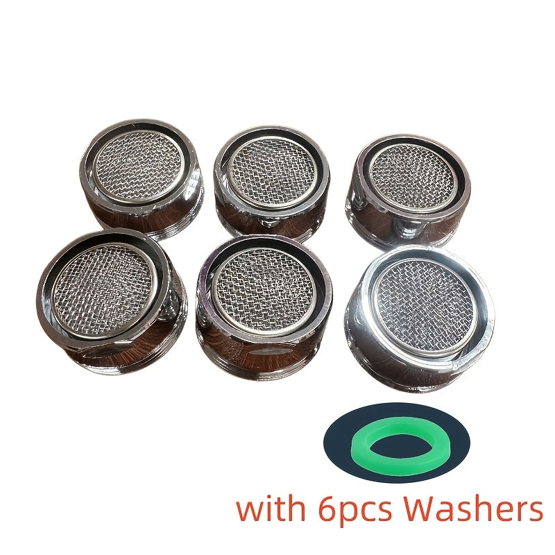 6 pack splash proof faucet aerator sprayers fits m24 thread