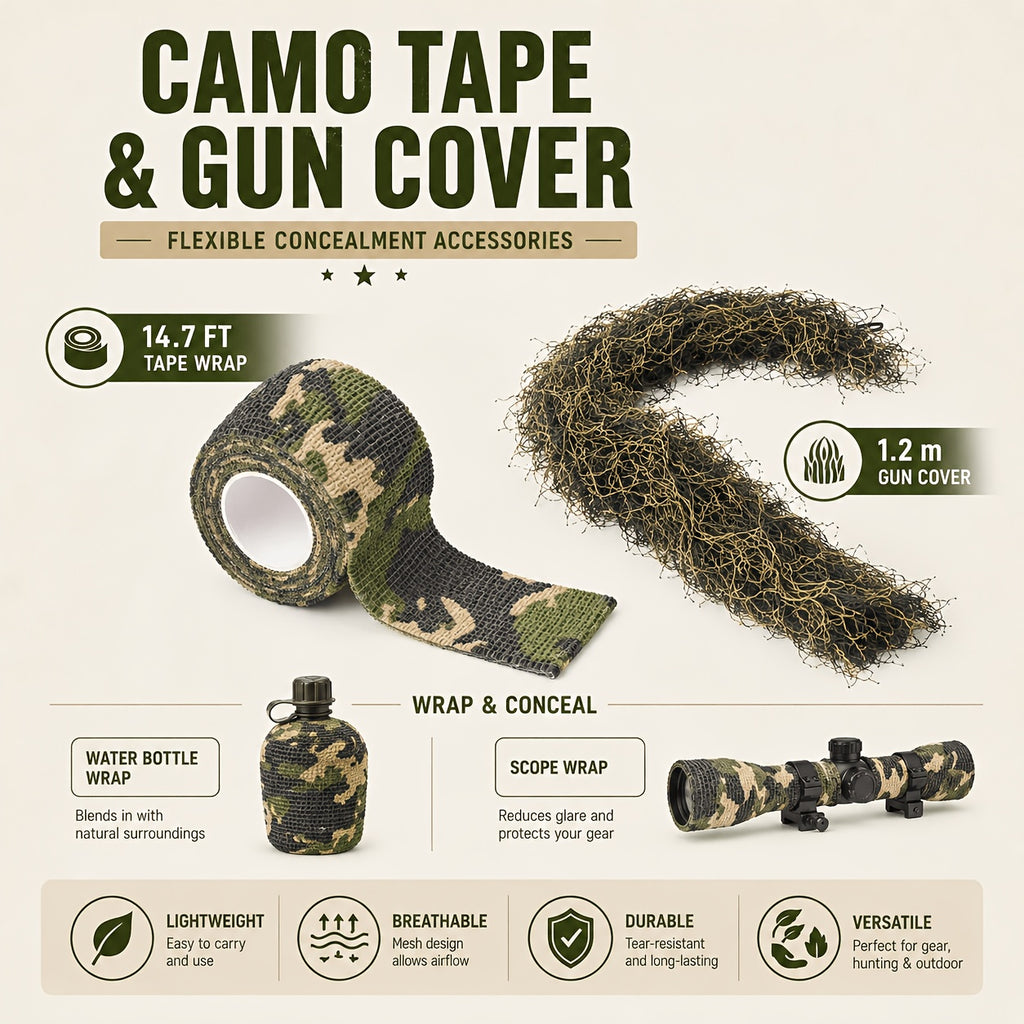 6 in 1   ghillie suit polyester   desert