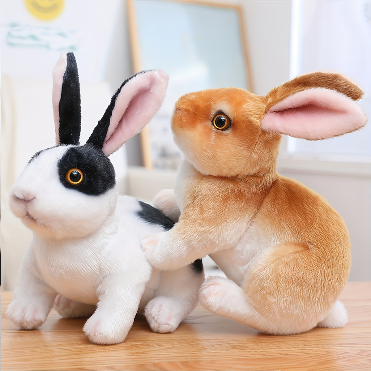 1pc cute simulation rabbit plush toy soft rabbit stuffed
