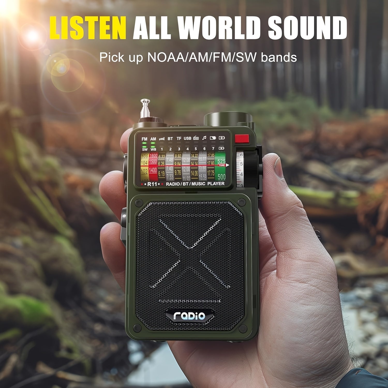 digital shortwave radio   survival gear fm sw