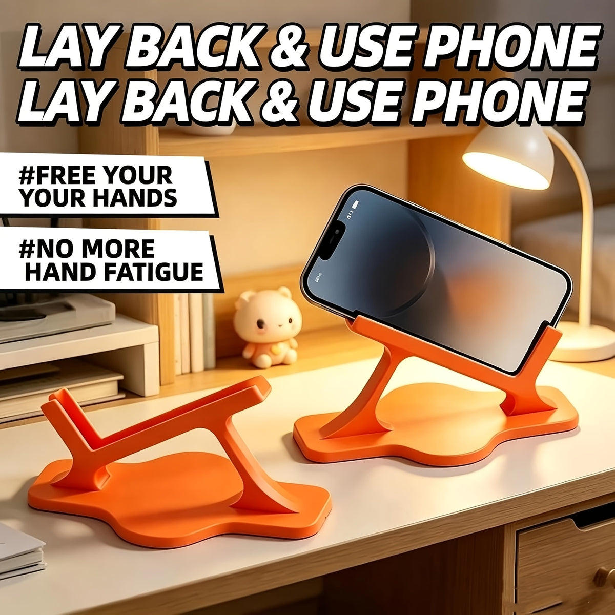 mobile phone holder creative universal cellphone mount lying