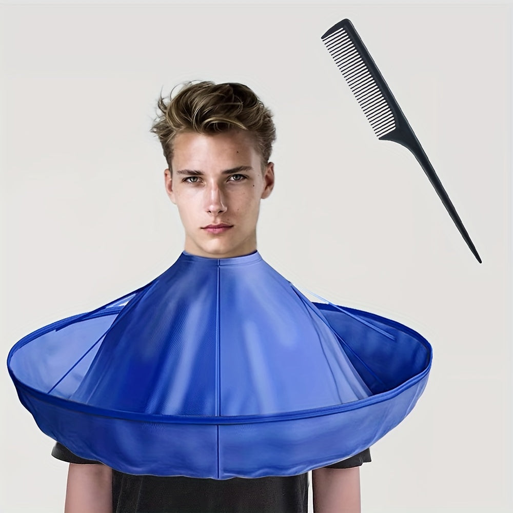 haircut cape comb foldable barber apron salon home use ideal