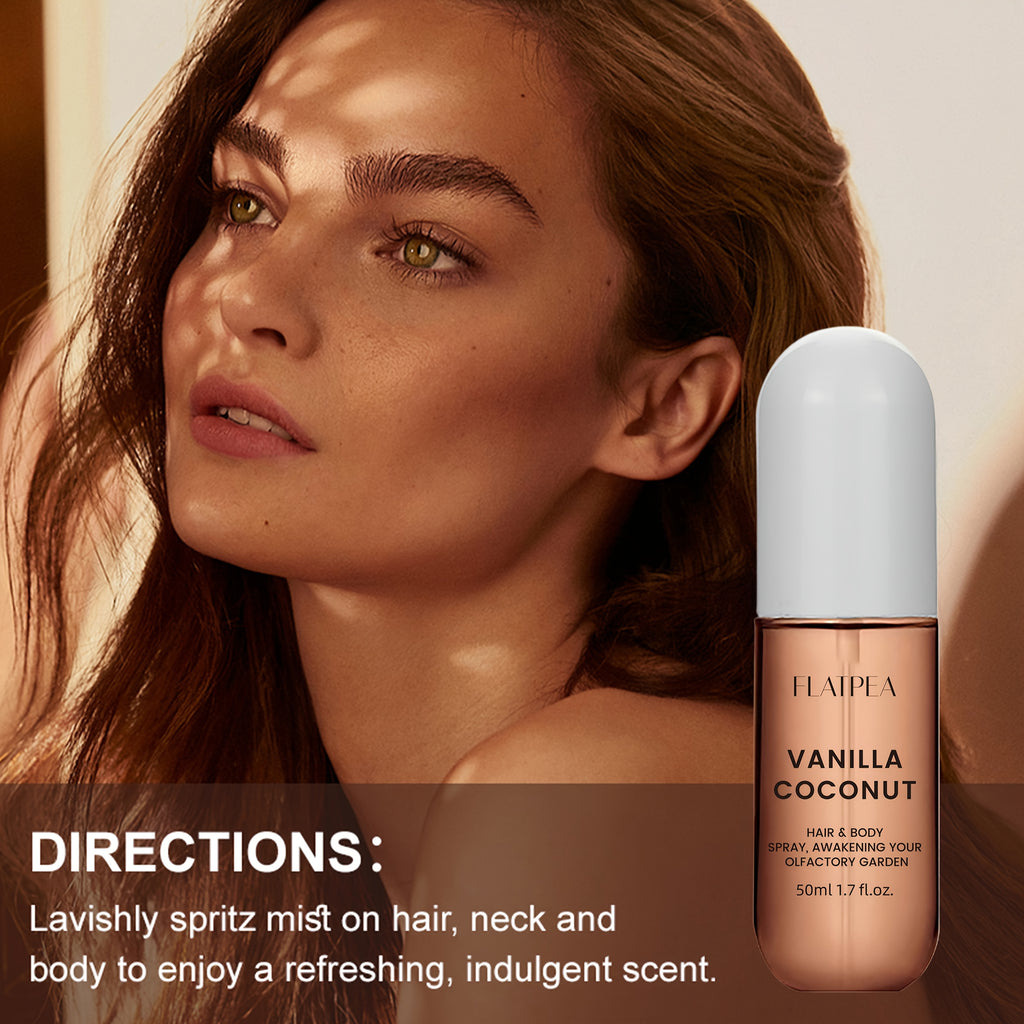 womens perfume spray coconut vanilla scent light fragrance