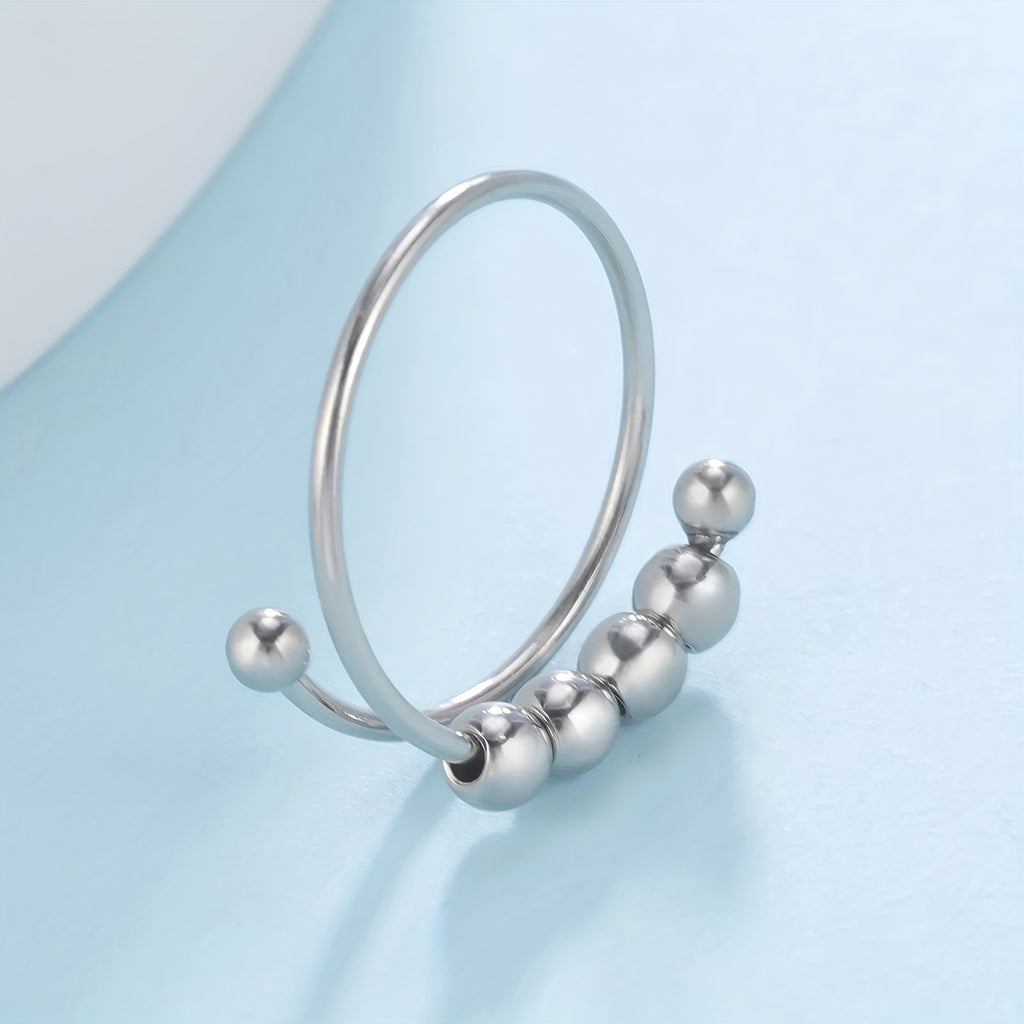 adjustable anxiety rings made stainless steel designed