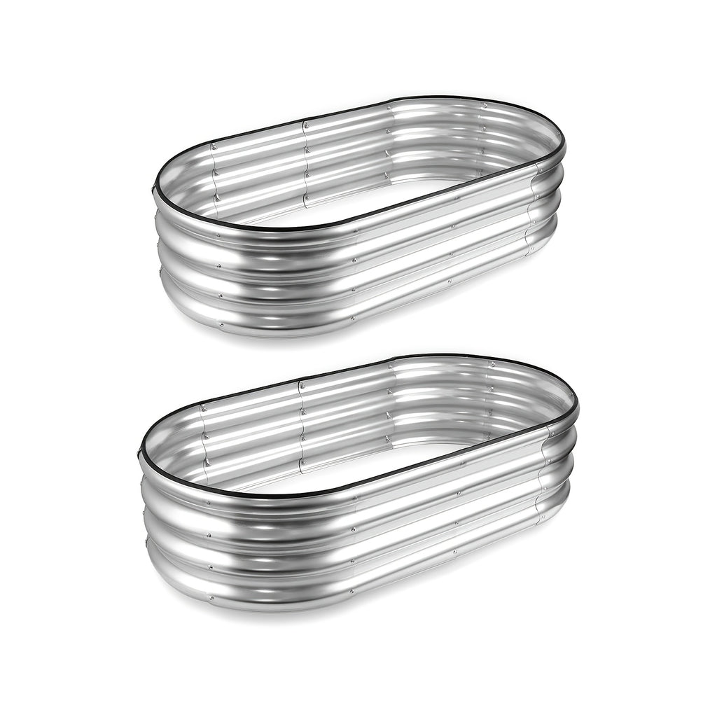 bcnvdus 2 packs galvanized raised garden bed covers