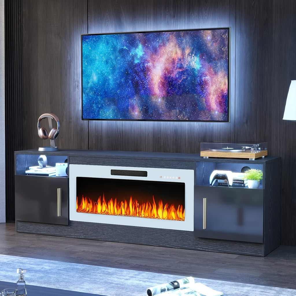 fireplace tv stand 36 fireplace 80   modern wood high