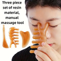 3pcs set designed gua sha massage tools head massage comb