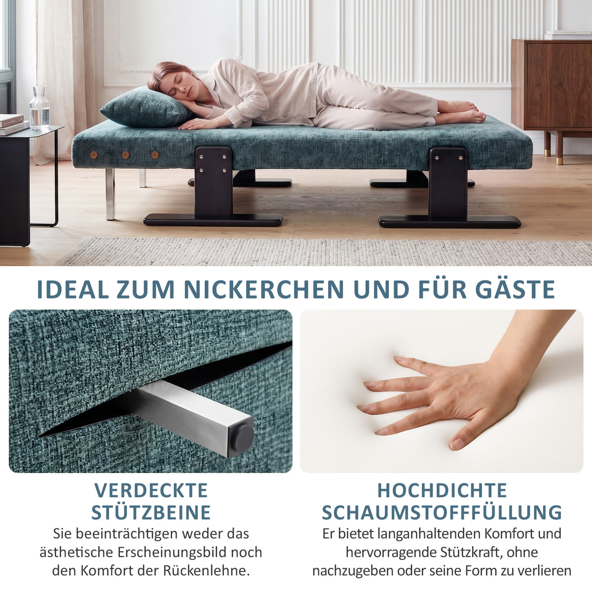 3 in 1 convertible sleeper chair bed   folding single