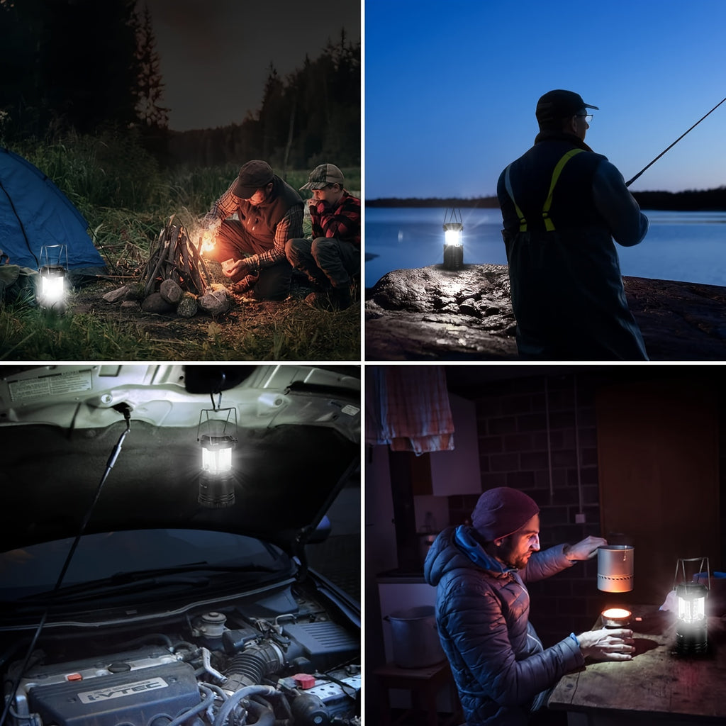 4pcs   led   portable collapsible