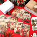 240 sets christmas cards envelopes stickers vintage happy