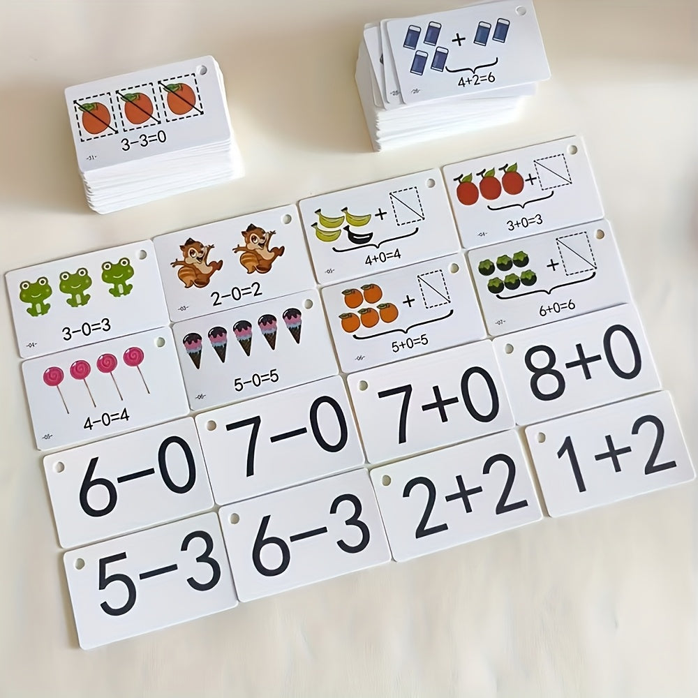 set 132 cards addition subtraction   0 10