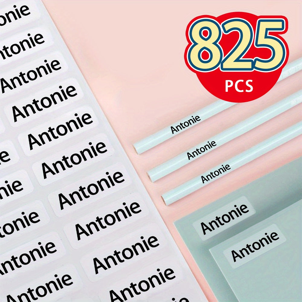45 900  minimalist transparent name stickers
