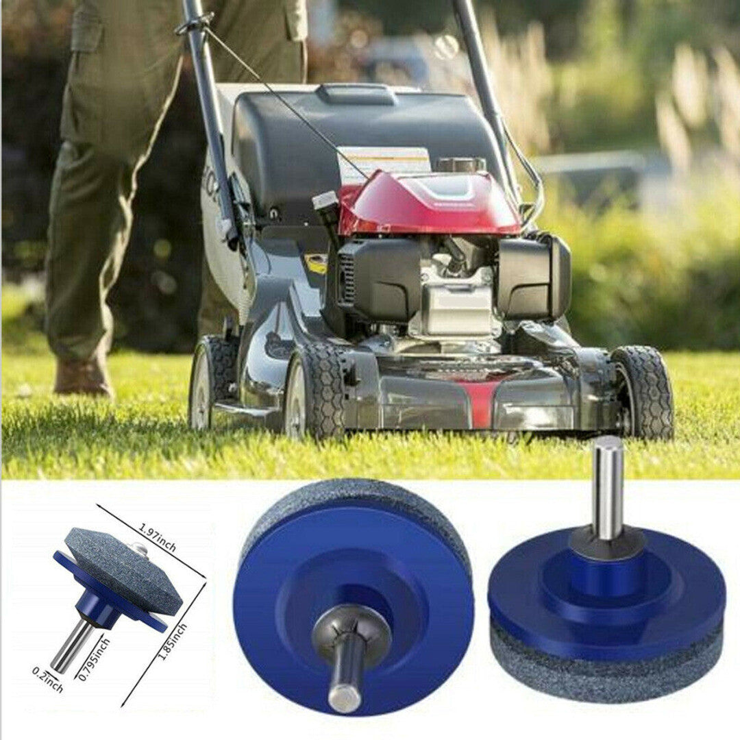 universal lawn mower blade sharpener designed rotary mowers