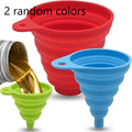 random color 2pcs universal liquid funnel car engines car