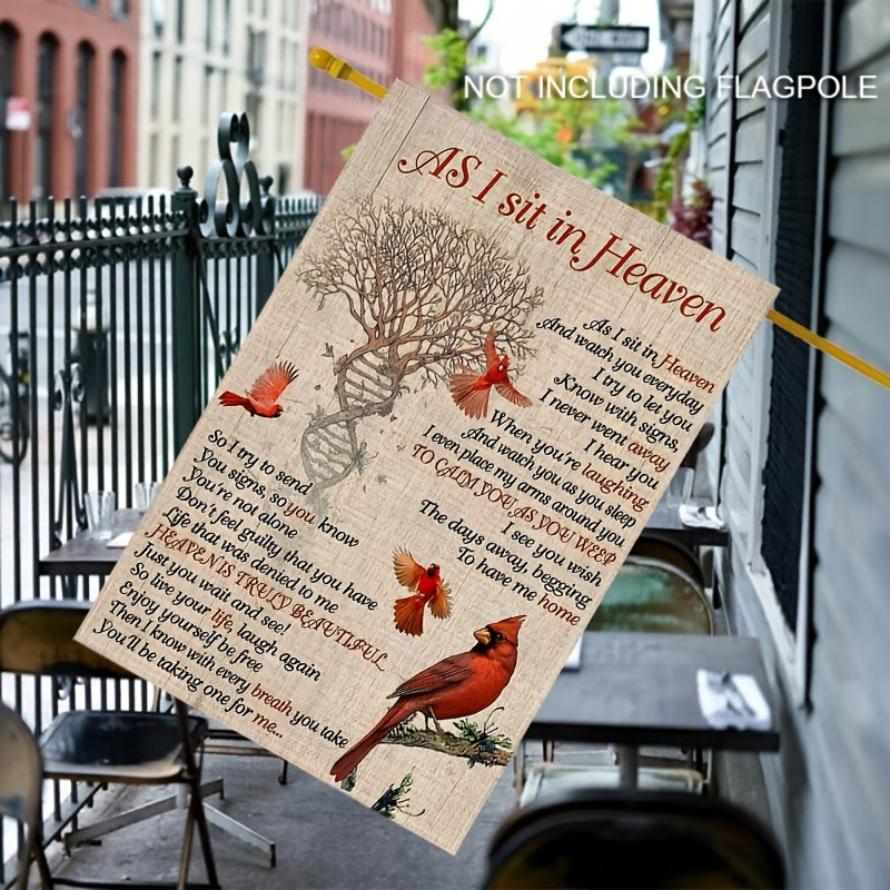 1pc memorial   garden flag rest in heaven a