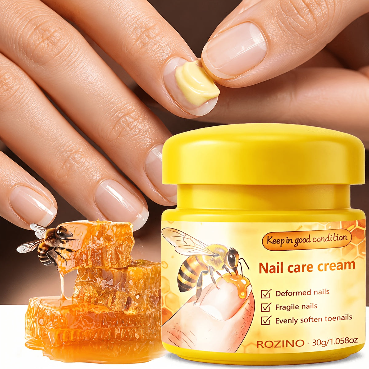 nail care cream providing 24 hour