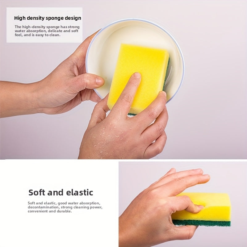 48pcs multi functional square kitchen sponges high