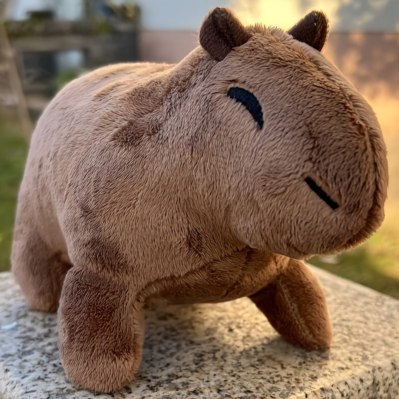 18cm 7 08inch mini cute capybara plush toy kawaii capybara