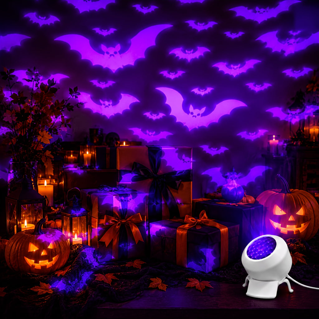 dynamic bat projector light usb powered 360 rotatable