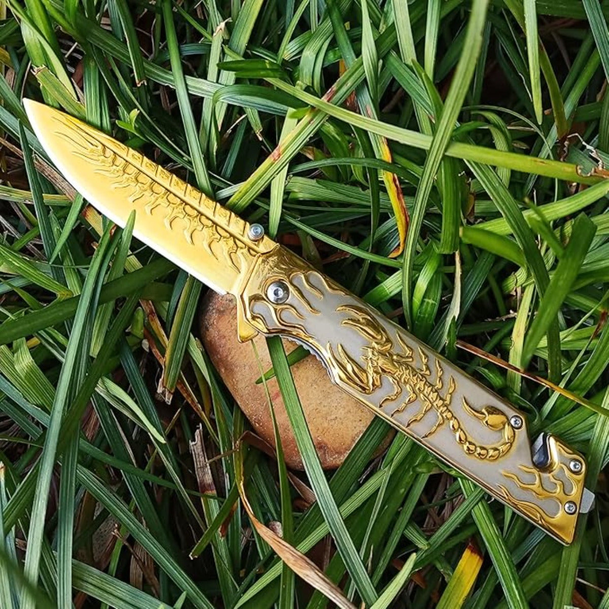 pattern folding knife outdoor camping pocket knife