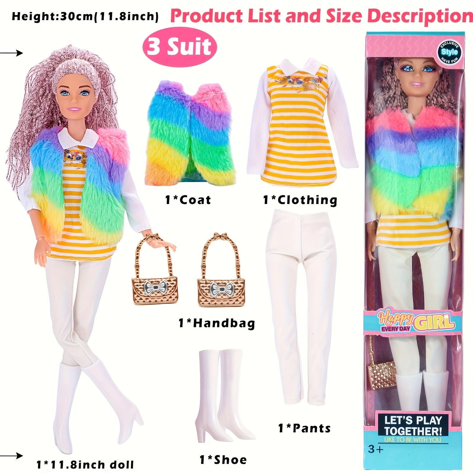 11 5 inch american toy princess dolls playset fashion