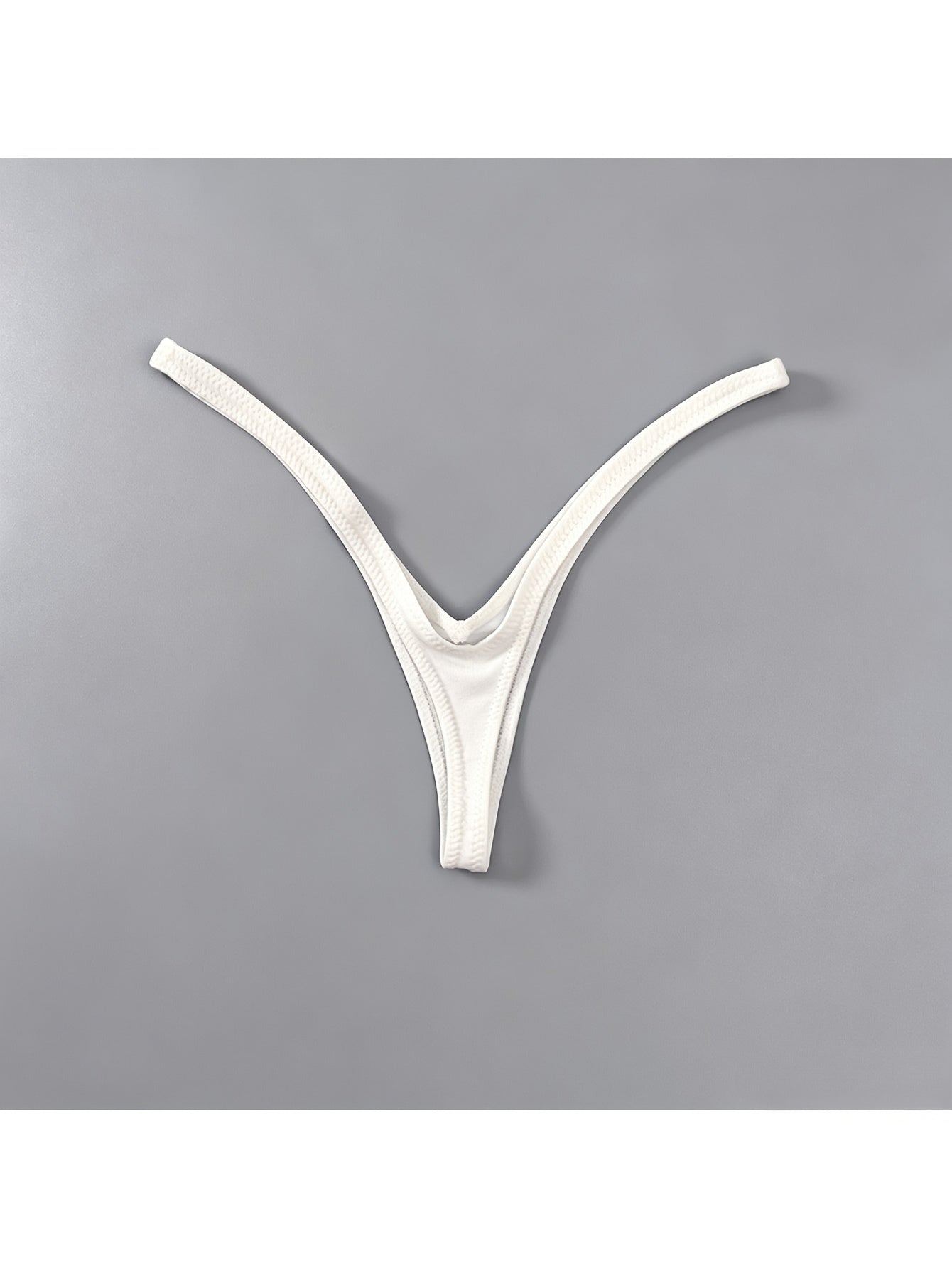 4pcs womens deep v   breathable one string   low