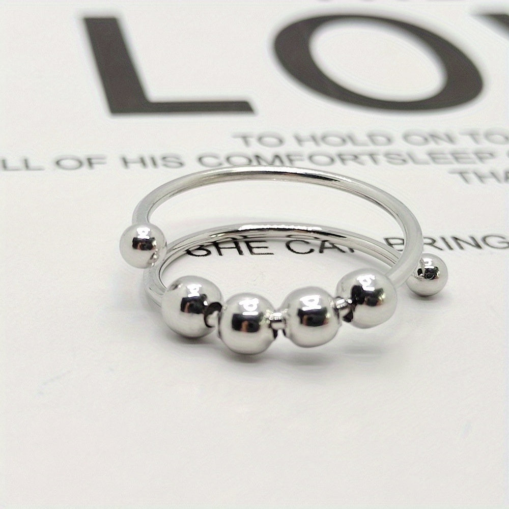 adjustable anxiety rings made stainless steel designed