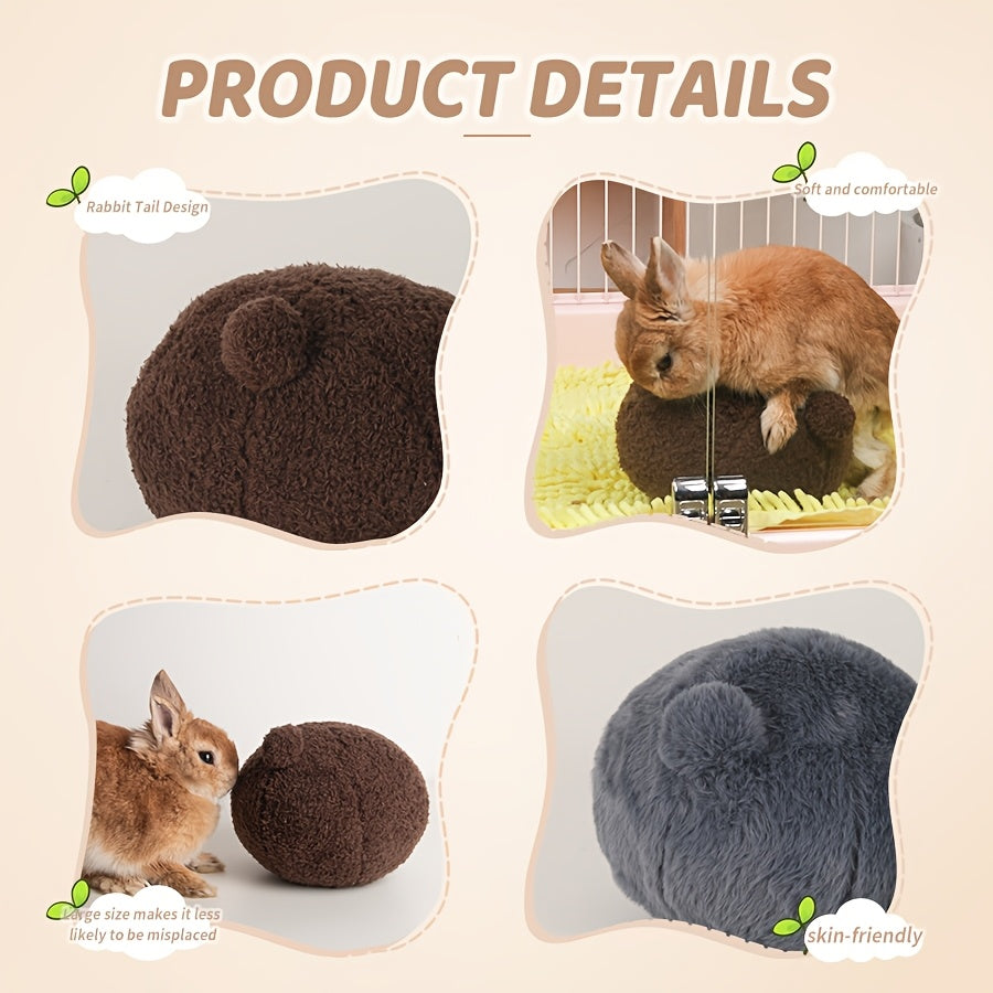 rabbit relax ball nest pillow two color bunny