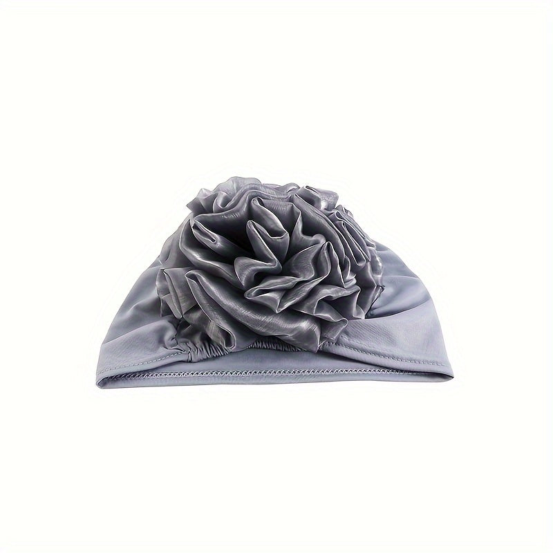 2pcs set womens large floral headscarf hat   turban hat