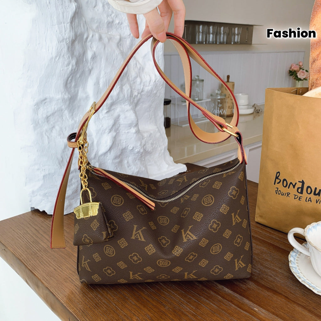 large capacity commuter tote bag new stylish retro underarm