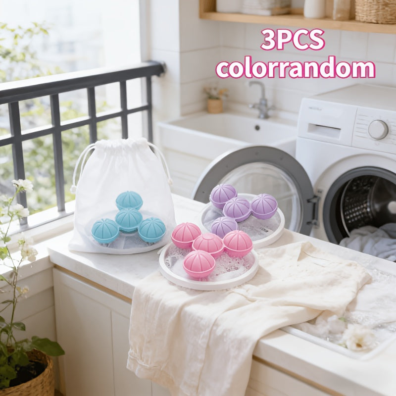3pcs set random color laundry balls floating lint remover