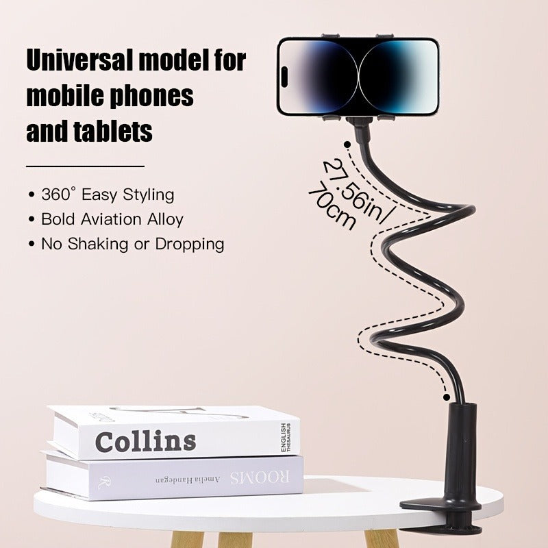 360 degree universal flexible hose phone holder lazy tablet