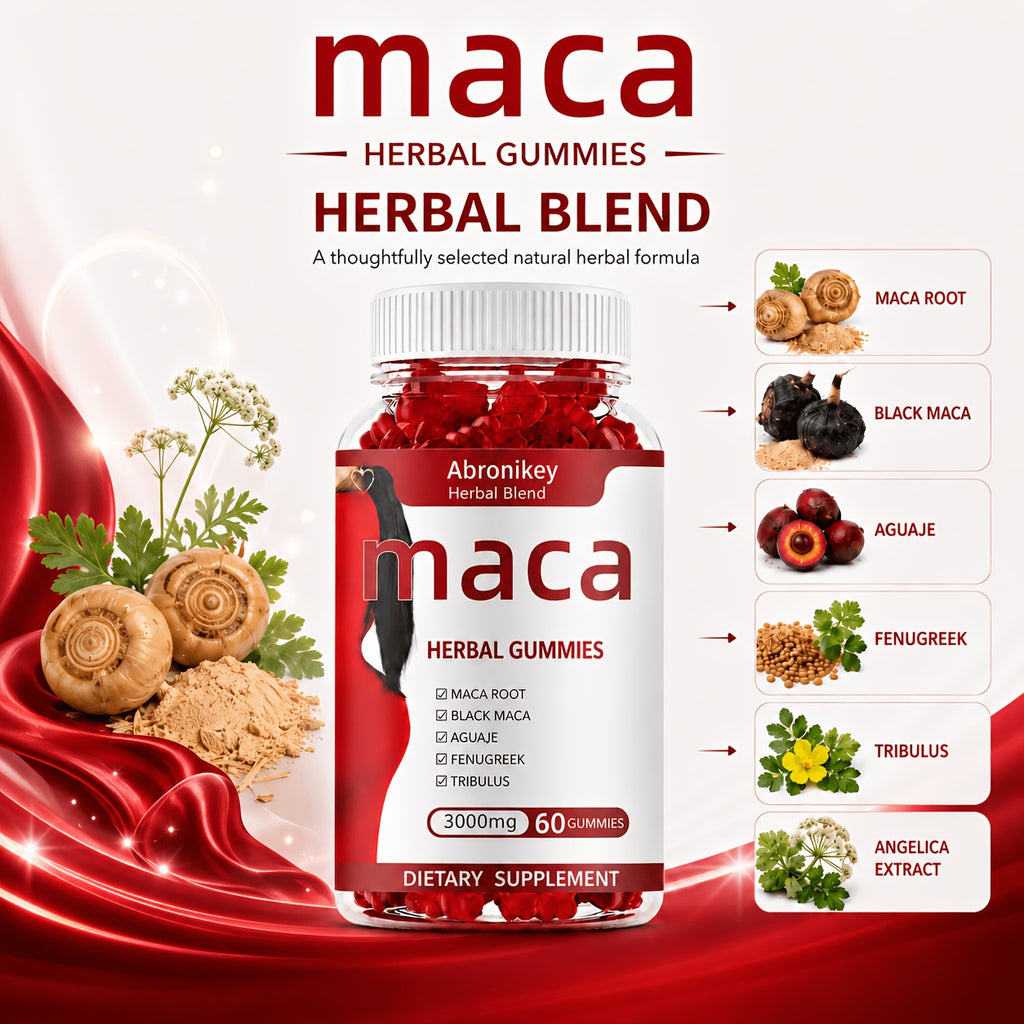 maca root gummies 3000mg supplement women