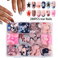 288pcs short oval y2k spicy press     shaped