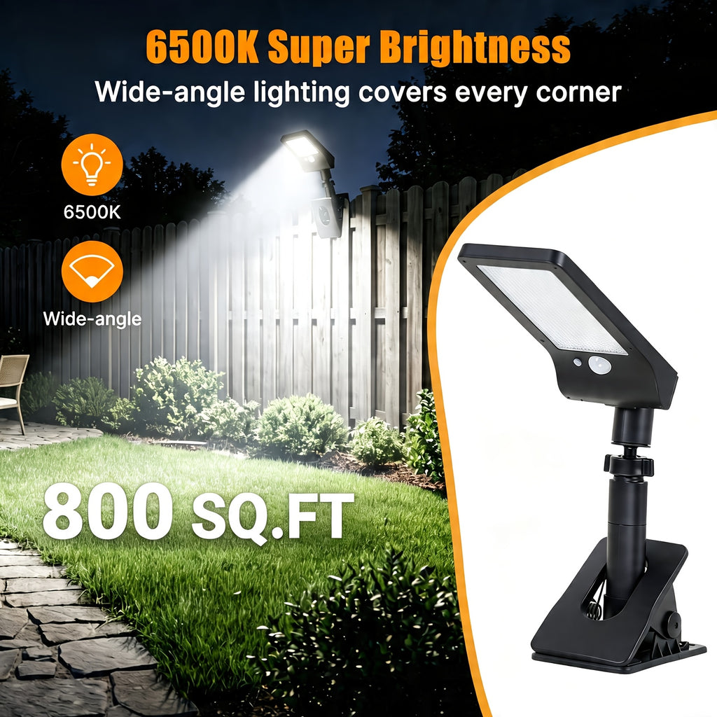 2pcs clip solar street lights solar wall lamp outdoor