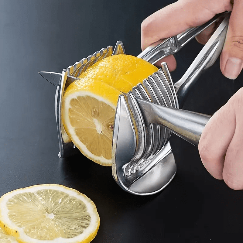 1pc lemon slicer tomato slicer aluminum lemon slicer