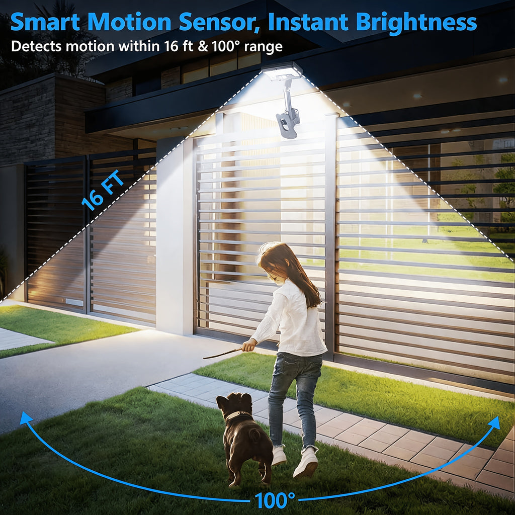 4 pack clip motion solar lights   rotatable fence