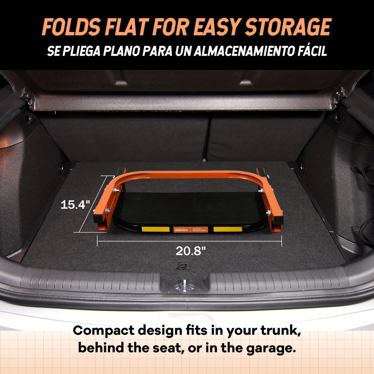 heavy duty foldable tire step anti slip texture adjustable