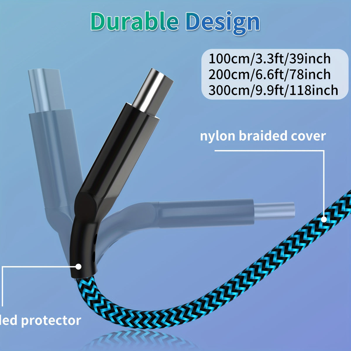 type c charger fast charging usb type c cable braided super