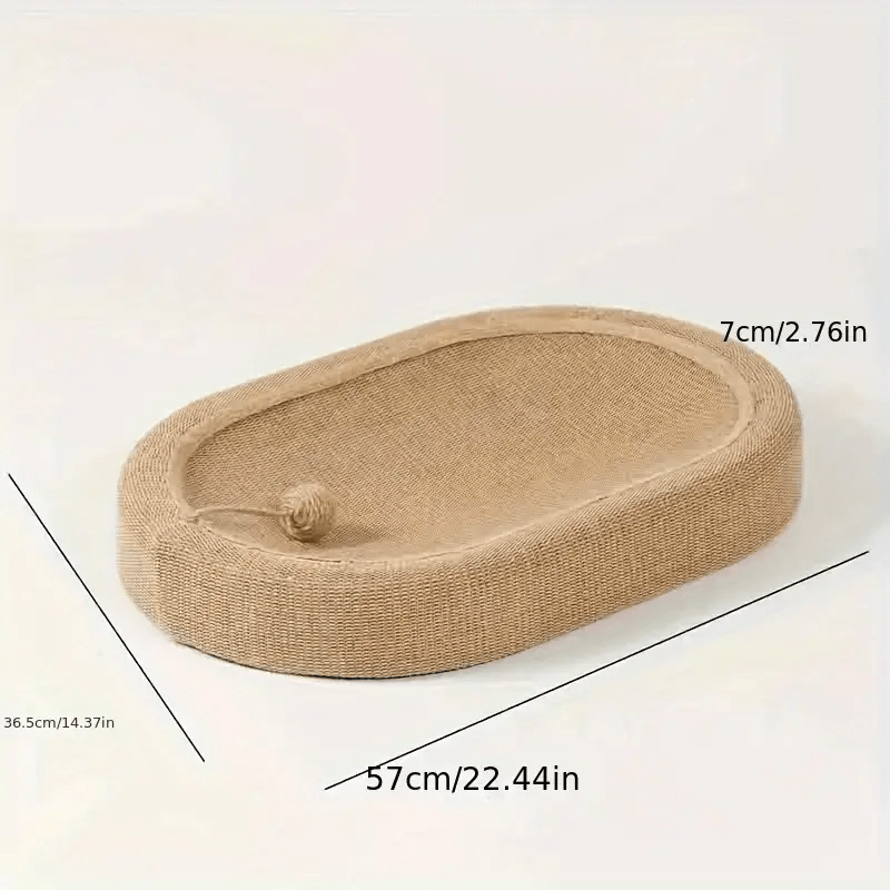 1pc large durable jute cat scratching post integrated toy
