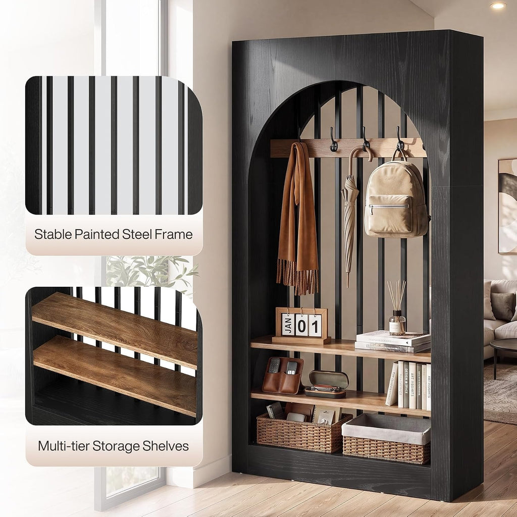 wall room divider 71 arched freestanding wood partition temu