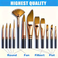 12pcs   paintbrush oil painting watercolor