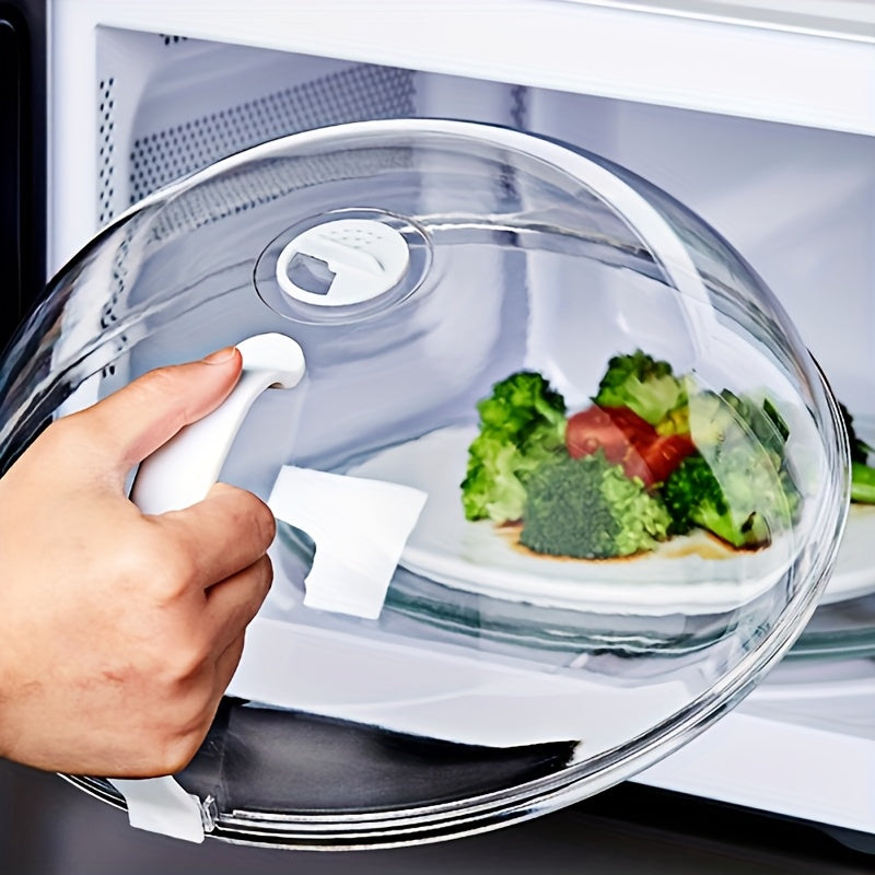 1pc microwave food cover splatter guard heating dishes oil