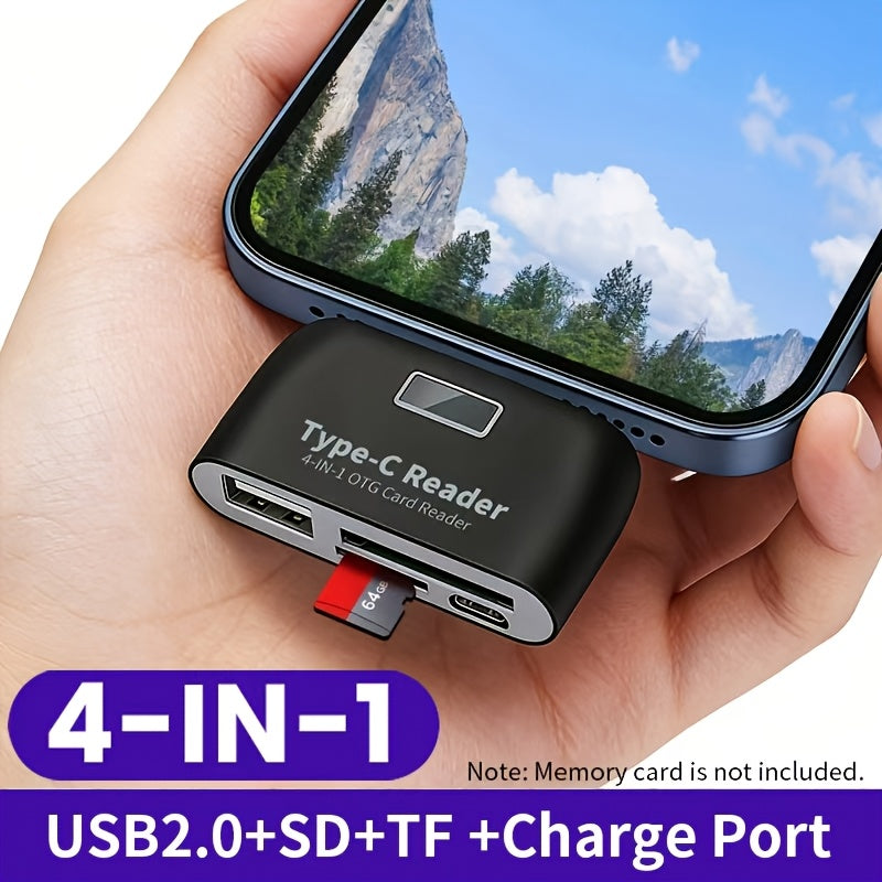 portable otg card reader writer suitable type   plug